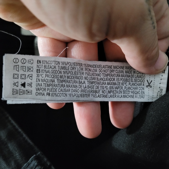 LIFE IN PROGRESS | skinny high waist raw hem stretch jeans - Picture 7 of 7